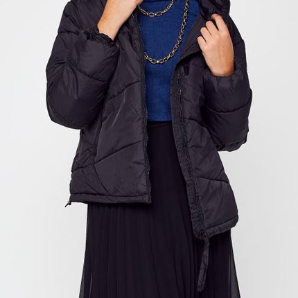 Dames jas roze zwart xs s m
