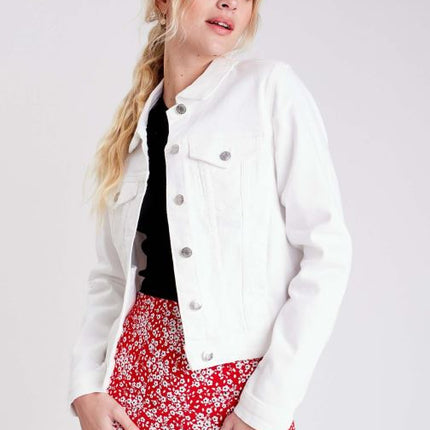 Dames jas wit xs