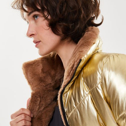 Dames jas goud xs s m l xl