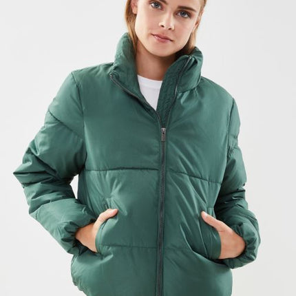 Dames jas beige groen zwart xs s m l xl