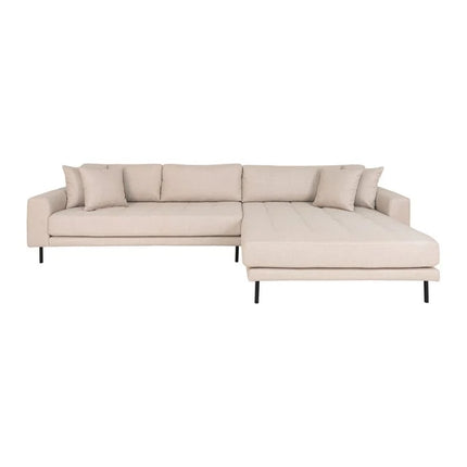 UNICORN Corner sofa polyester corner sofa beige left and right length 17092cm width 290cm height 76cm