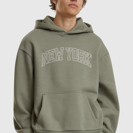 UNICORN Heren New york Hoodie paleolive S M L XL