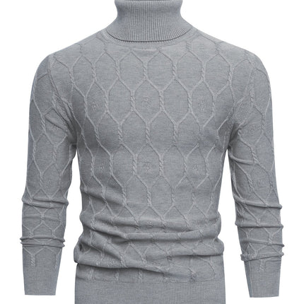 UNICORN Turtleneck Sweater Men'S Thick Warm Knit Top Design Quality Top s m l xl xxl
