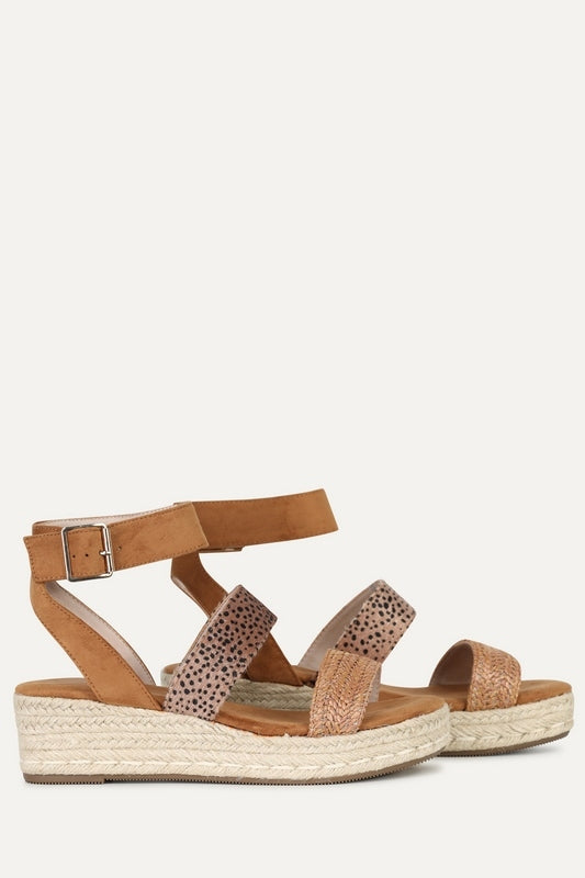 UNICORN Women's wedge sandals beige brown 38 41