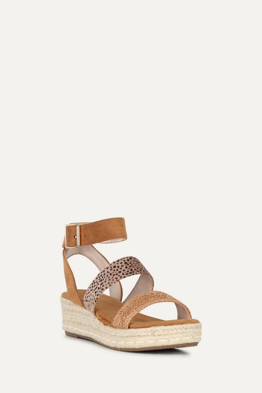 UNICORN Women's wedge sandals beige brown 38 41