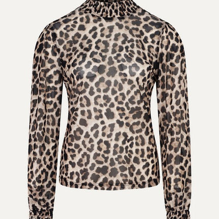 UNICORN Women's long-sleeved shirt with leopard print xs s m l xl