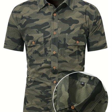 UNICORN Men'S Dress Shirt Army Green s m l xl xxl