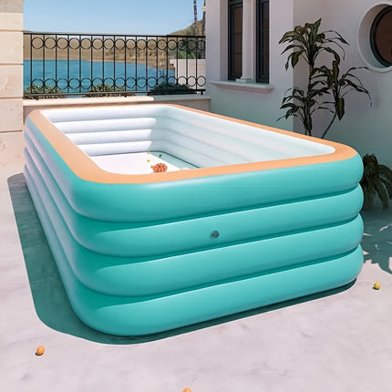 UNICORN Large Inflatable Pool with Umbrella All-Season Use