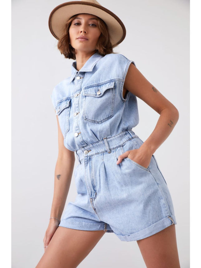 UNICORN Women's jumpsuit blue xs s m xl