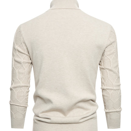 UNICORN Turtleneck Sweater Men'S Thick Warm Knit Top Design Quality Top s m l xl xxl