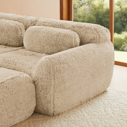 UNICORN U-shaped Modular Sofa Freely Combinable Khaki