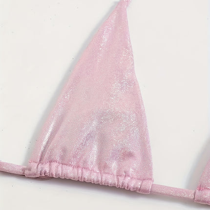 UNICORN Solid Color Hot And Sexy Triangle Cup Bikini xs s m l xl