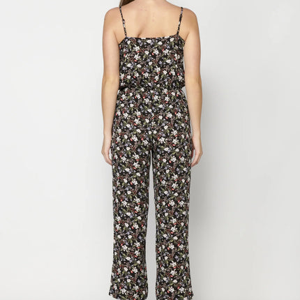 UNICORN Women's Jumpsuit black floral print xs s m l xl xxl