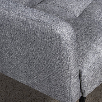 UNICORN Three-seater sofa bed beige gray 193x83x75
