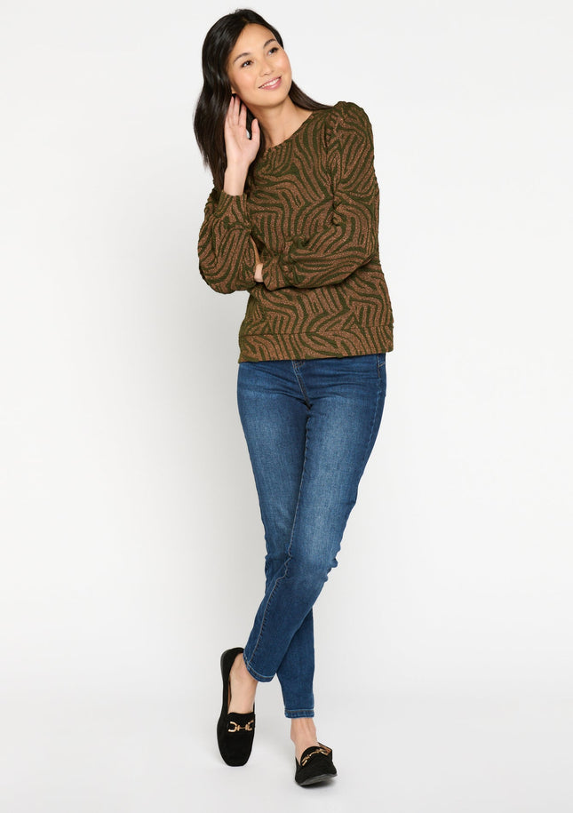 UNICORN Women's sweater zebra dark brown print xs s m l xl xxl xxxl