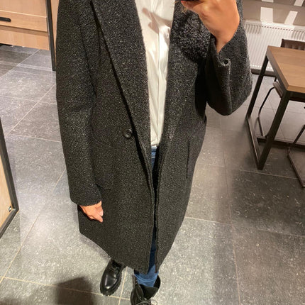 UNICORN Women's long coat dark grey s