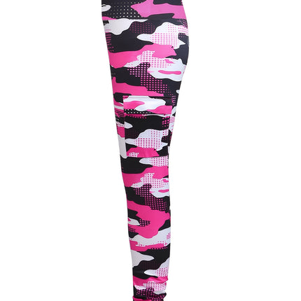 UNICORN Camo Print High-Waist Leggings with Side Pockets for Women s m l xl xxl