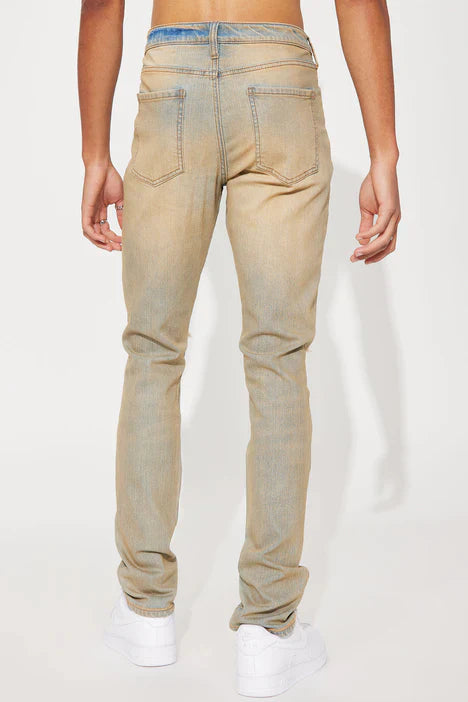 UNICORN Men's jeans blue yellow xxs xs s m l xl