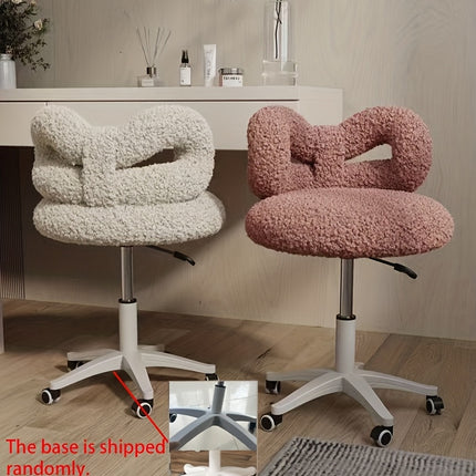 UNICORN Elegant Makeup Chair with Adjustable Height white pink yellow light gray blue
