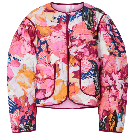 YAS Delphi jacket sachet pink