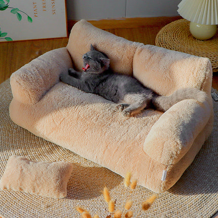 UNICORN Gray Brown Beige Pink Cat Sofa Bed All Seasons Pet Sofa