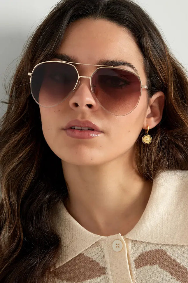 UNICORN Women's Aviator Sunglasses - Purple One size