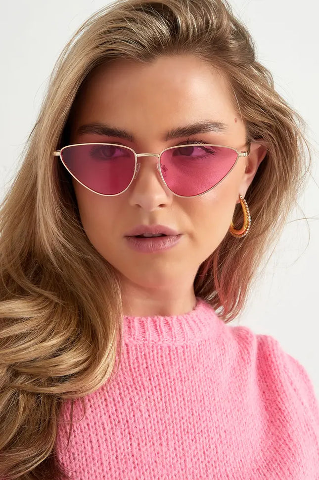 UNICORN Women's sunglasses gold blue pink one size