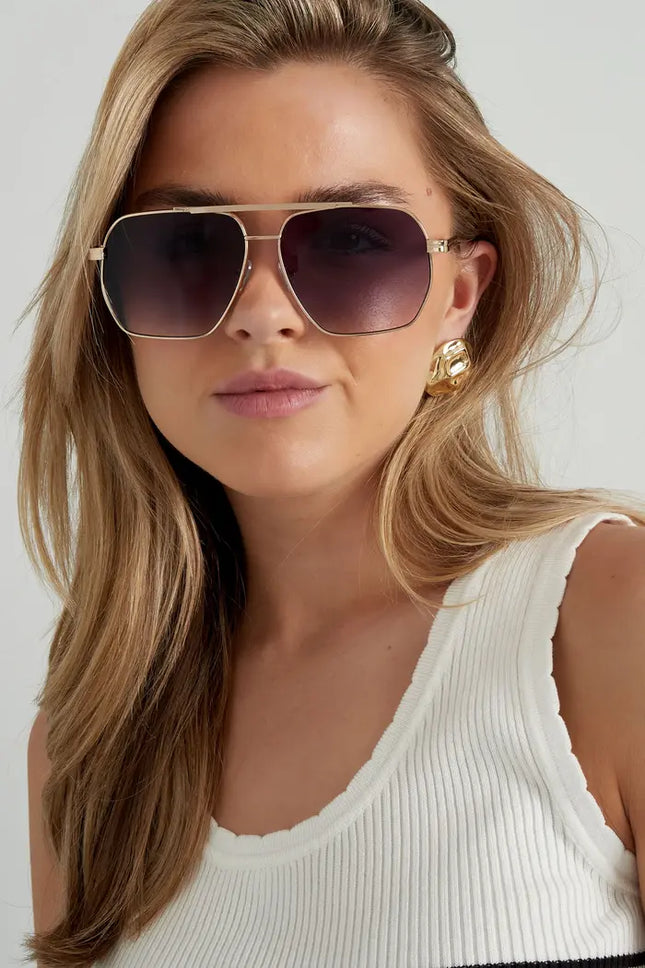 UNICORN sunglasses - Black and silver One size
