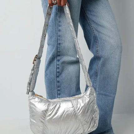 UNICORN Shoulder bag Metallic Muse bag silver one size