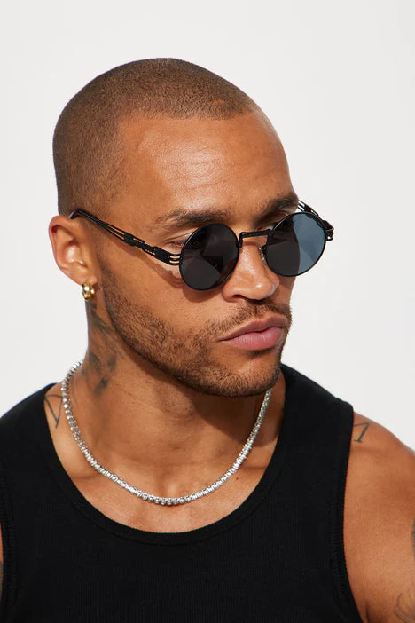 UNICORN Men's sunglasses black gold