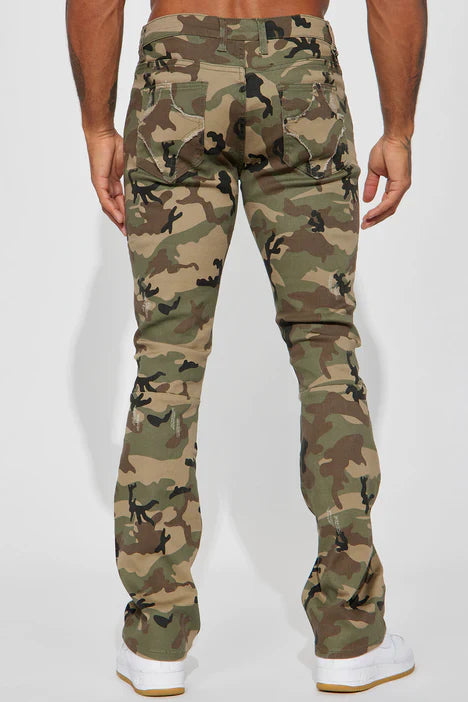 UNICORN Men's pants army print camouflage brown green red white s m l xl xxl