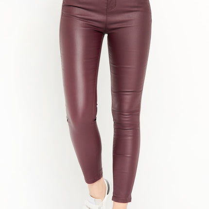 UNICORN Women's trousers dark brown faux leather xs s m l xl xxl xxxl xxxxl