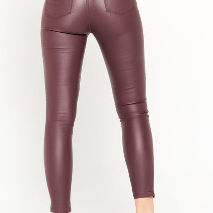 UNICORN Women's trousers dark brown faux leather xs s m l xl xxl xxxl xxxxl