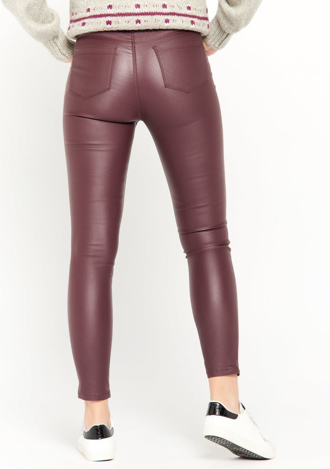 UNICORN Women's trousers dark brown faux leather xs s m l xl xxl xxxl xxxxl