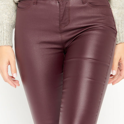 UNICORN Women's trousers dark brown faux leather xs s m l xl xxl xxxl xxxxl