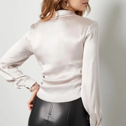UNICORN Blouse with pleat detail Mint S M L