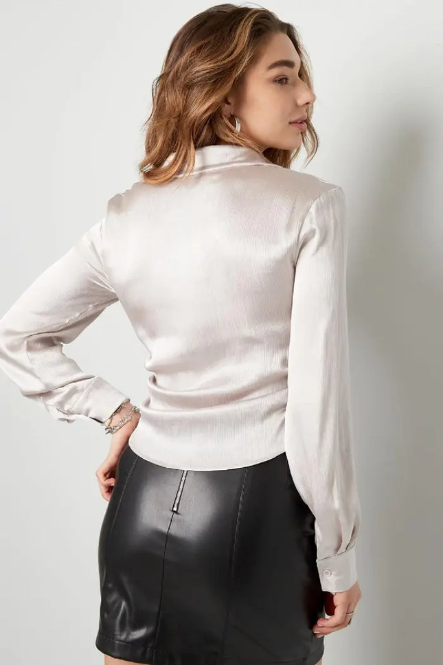 UNICORN Blouse with pleat detail Mint S M L