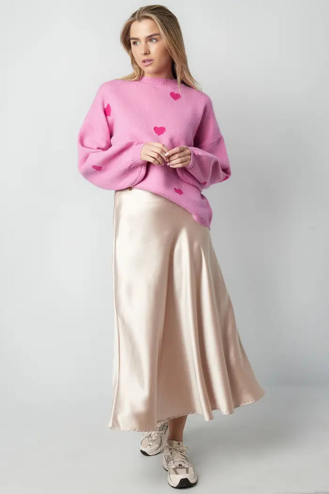 UNICORN  Women's Heartfelt Hugs sweater pink s m l