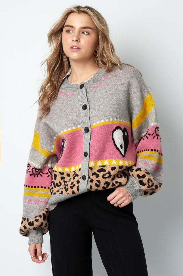 UNICORN Dreamy Days cardigan grey s m l