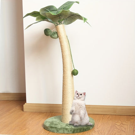 UNICORN 80.01cm Banana Leaf Cat Scratching Post with Climbing Frame