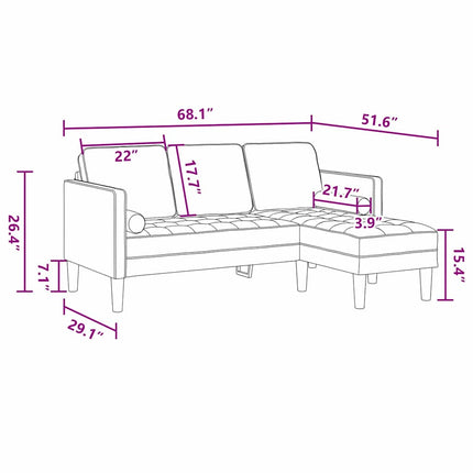 UNICORN Sofa Set, Indoor Seating Furniture, Yellow Gray Black