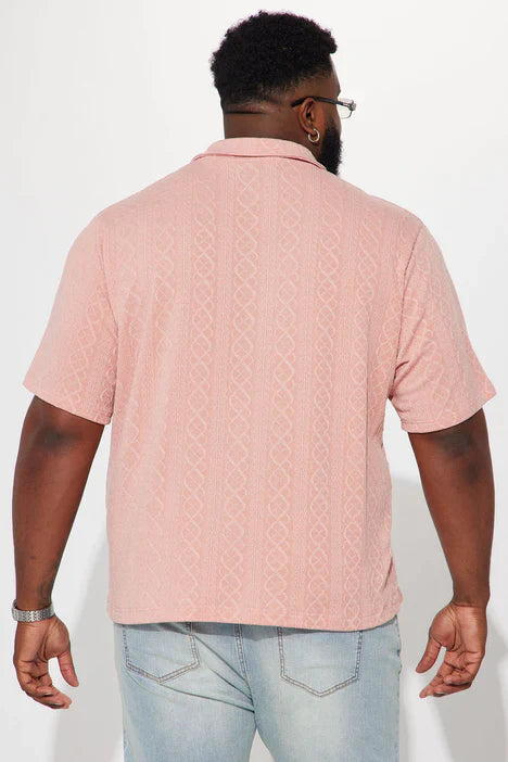 UNICORN Men's shirt pink white s m l xl xxl xxxl