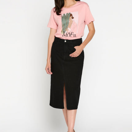 UNICORN Women's midi denim skirt xs s m l xl xxl xxxl xxxxl