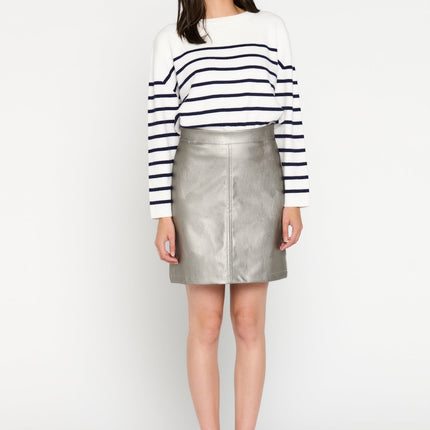 UNICORN Women's skirt metallic silver xs s m l xl xxl xxxl xxxxl