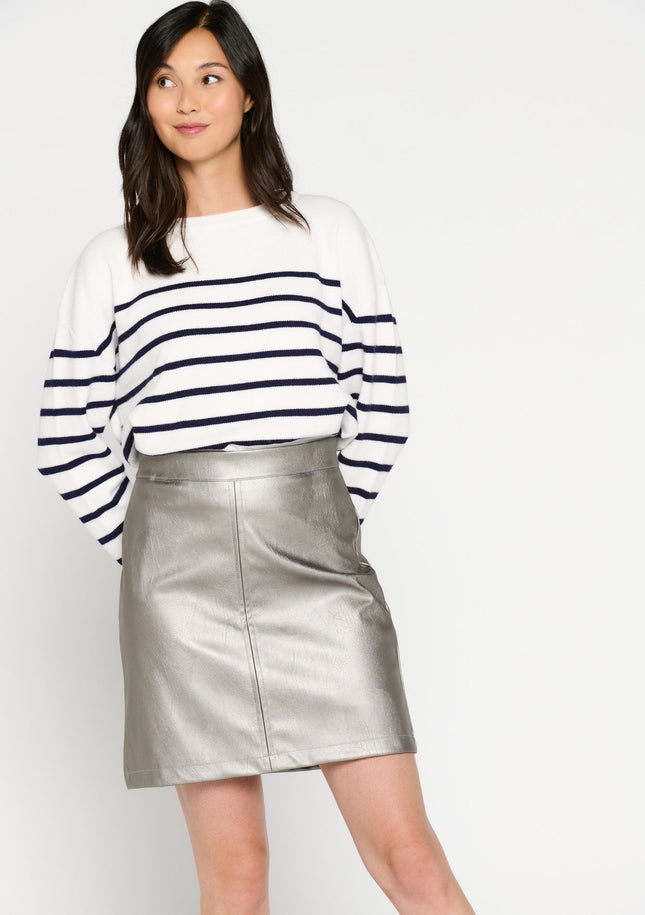 UNICORN Women's skirt metallic silver xs s m l xl xxl xxxl xxxxl