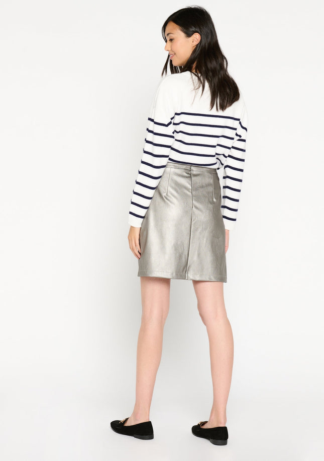 UNICORN Women's skirt metallic silver xs s m l xl xxl xxxl xxxxl