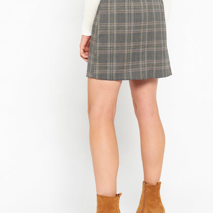 UNICORN Women's skirt grey checked xs s m l xl xxl xxxl