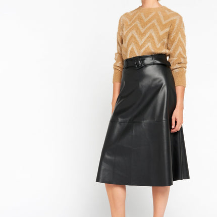 UNICORN Women's faux leather skirt midi length xs s m l xl xxl xxxl xxxxl xxxxxl