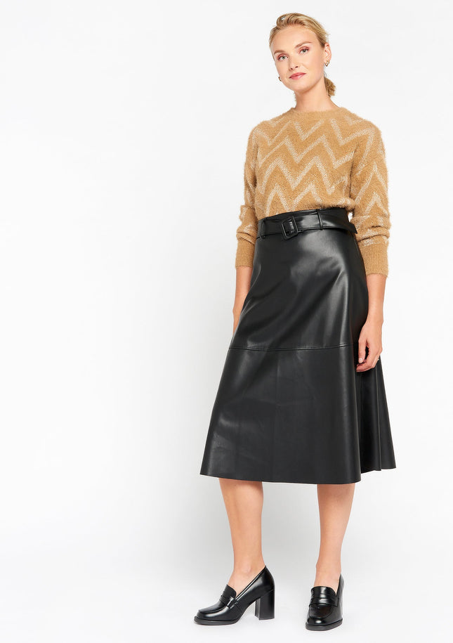 UNICORN Women's faux leather skirt midi length xs s m l xl xxl xxxl xxxxl xxxxxl