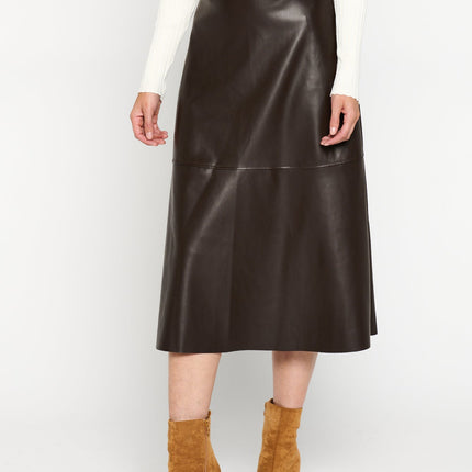 UNICORN Women's faux leather skirt midi length xs s m l xl xxl xxxl xxxxl xxxxxl